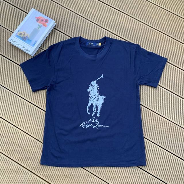 Style number: L10 Ralph Lauren 2025 summer new color pure cotton 240g big horse