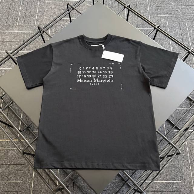 Style No. M001 Mm6 25Ss Margiela's new distressed letter short-sleeved T-shirt H