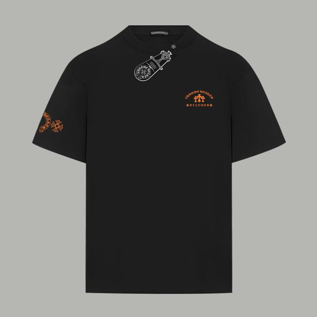 Chrome Hearts official website same style front and back cross logo letter print