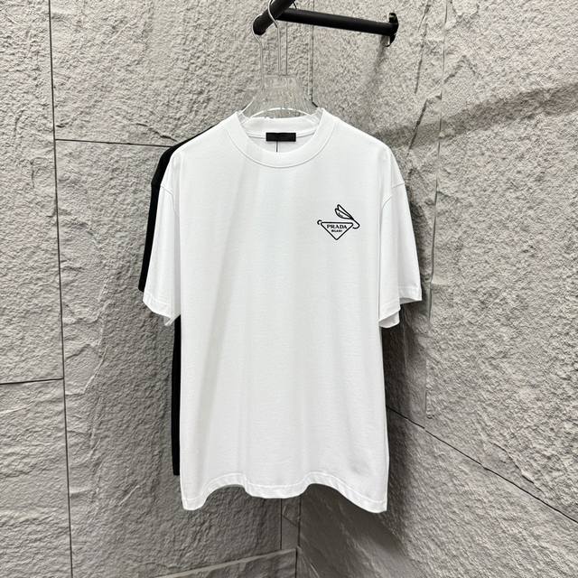 Prada 2025 Spring and Summer Simple Letter Embroidery Logo Customized Double Yar