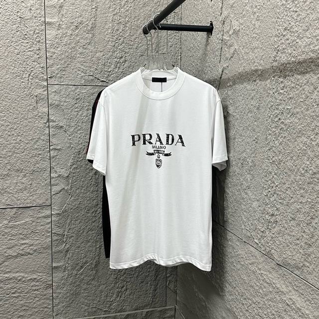 Prada 2025 Spring and Summer Personalized Classic Flocking Diamond Craft Customi