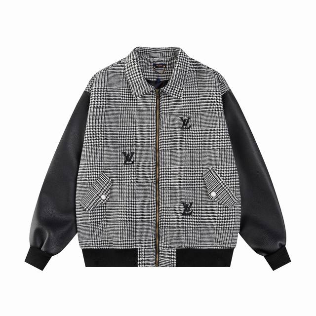 Style S27 Lv New 25Ss British Elegance Leather Series The leather and wool blend