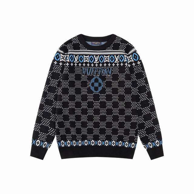 Model No. M27 Lv24Ss Autumn and winter classic knitted round neck sweater Positi