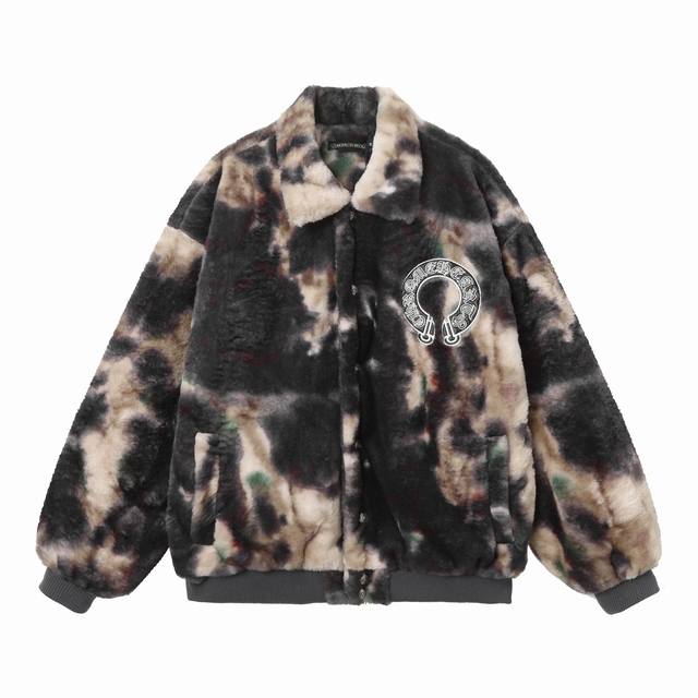 Model No. X12 Size: ML Xl Chrome Hearts autumn and winter new rabbit mink tie-dy