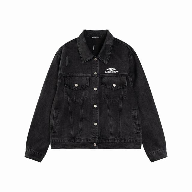 Style No. N02 Balenciaga denim jacket series Using high temperature heavy washin