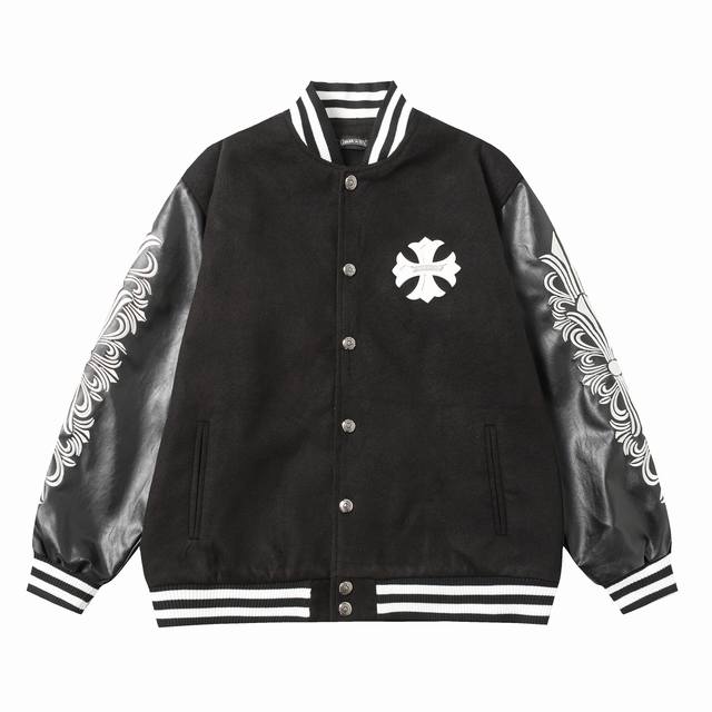 Style No. X06 Size: ML Xl Xxl Chrome Hearts autumn and winter new patchwork leat