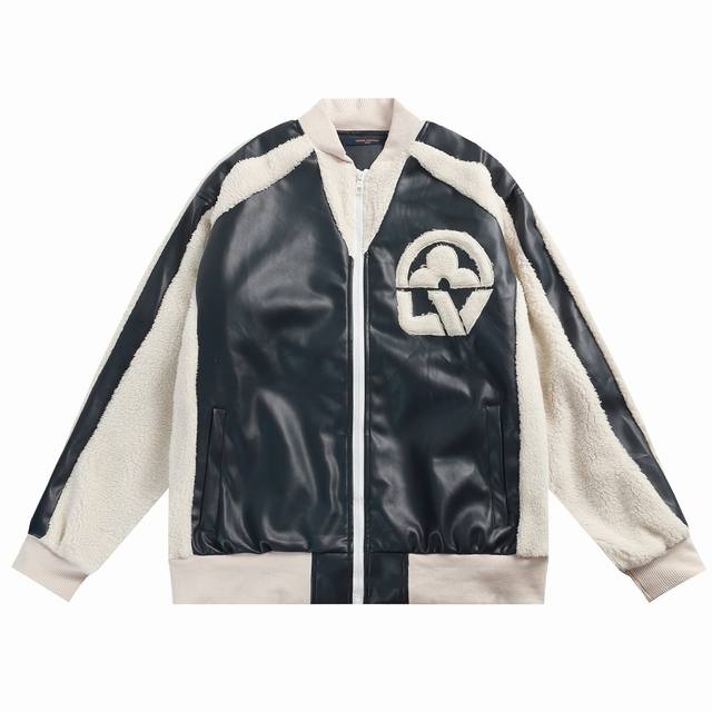 Style No. B90 Lv New lamb wool 10,000 needle embroidery baseball jacket lamb woo