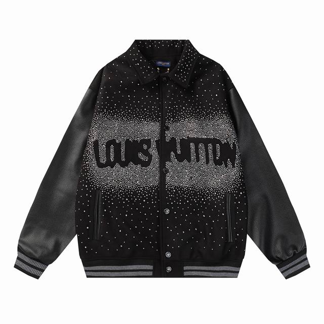 Model No. B999 Lv hot brick patch embroidery baseball jacket, high temperature h