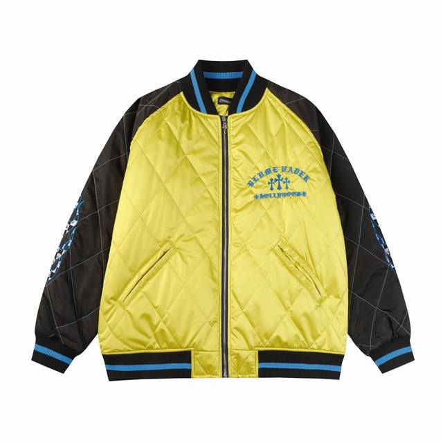 D10 Chrome Hearts Ss baseball jacket cotton coat - Made of woven cotton fabric,