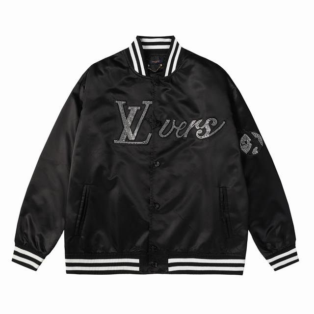 Style No. 798 Classic Lv hot brick embroidered baseball jacket Pharrell Bai Jing