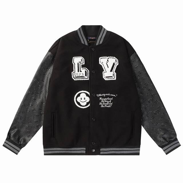 Style No. B99 Lv New towel embroidery baseball jacket with 10,000 stitches embro