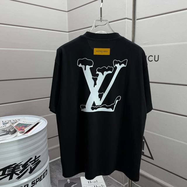 Lv Louis 2025 spring and summer new style classic letter embroidery on the chest