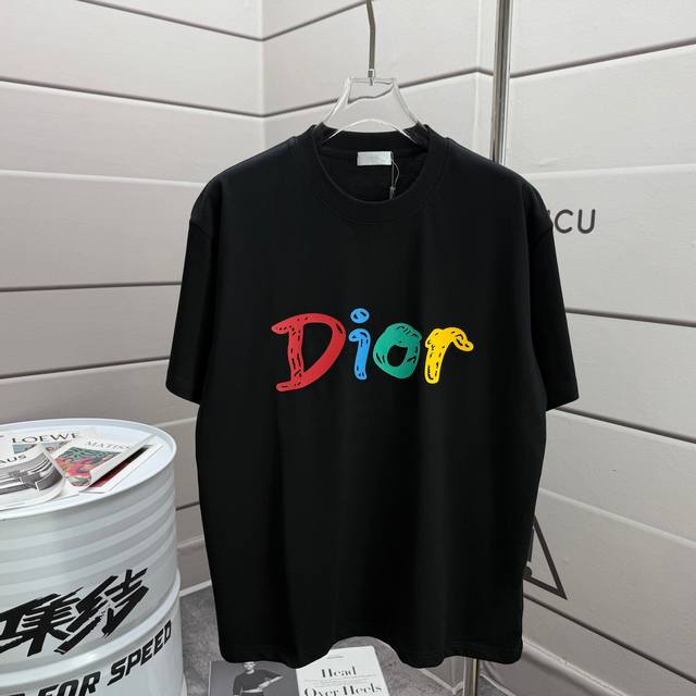 Dio* Dior 2025 spring and summer new classic color letters thick plate three-dim