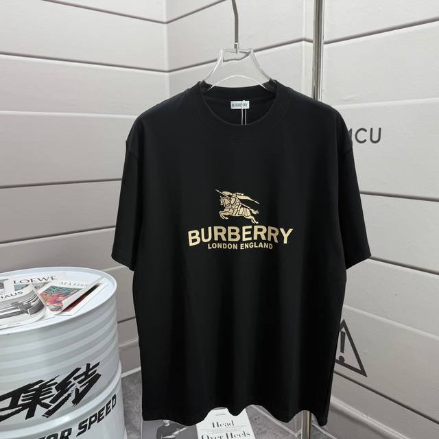 Bbr Burberry * Li 2025 spring and summer classic simple warhorse letters three-d