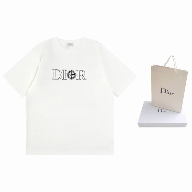 Top version. Official website quality Dior Stone Island co-branded embroidered s