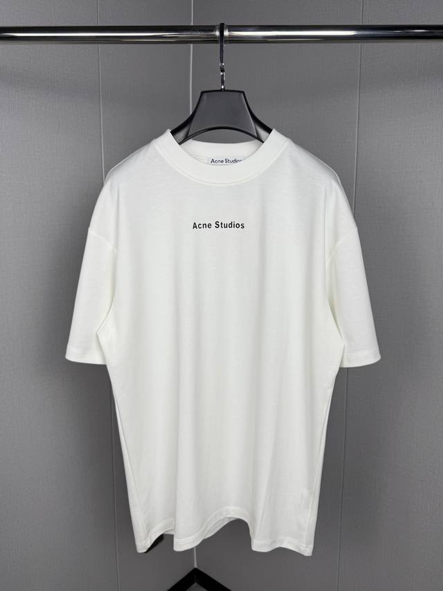 Acne Studios Unisex Casual Crewneck Short Sleeve T-Shirt Vintage Logo 1996 This