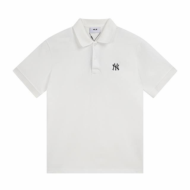 D289 Mlb Polo Shirt Color: White Black Size: S Recommended for weights under 120