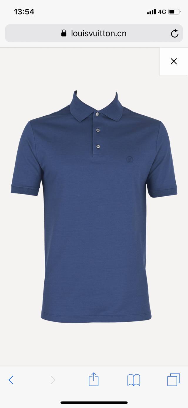 Medium blue, Donkey brand classic short-sleeved Polo, genuine channel! Noble and