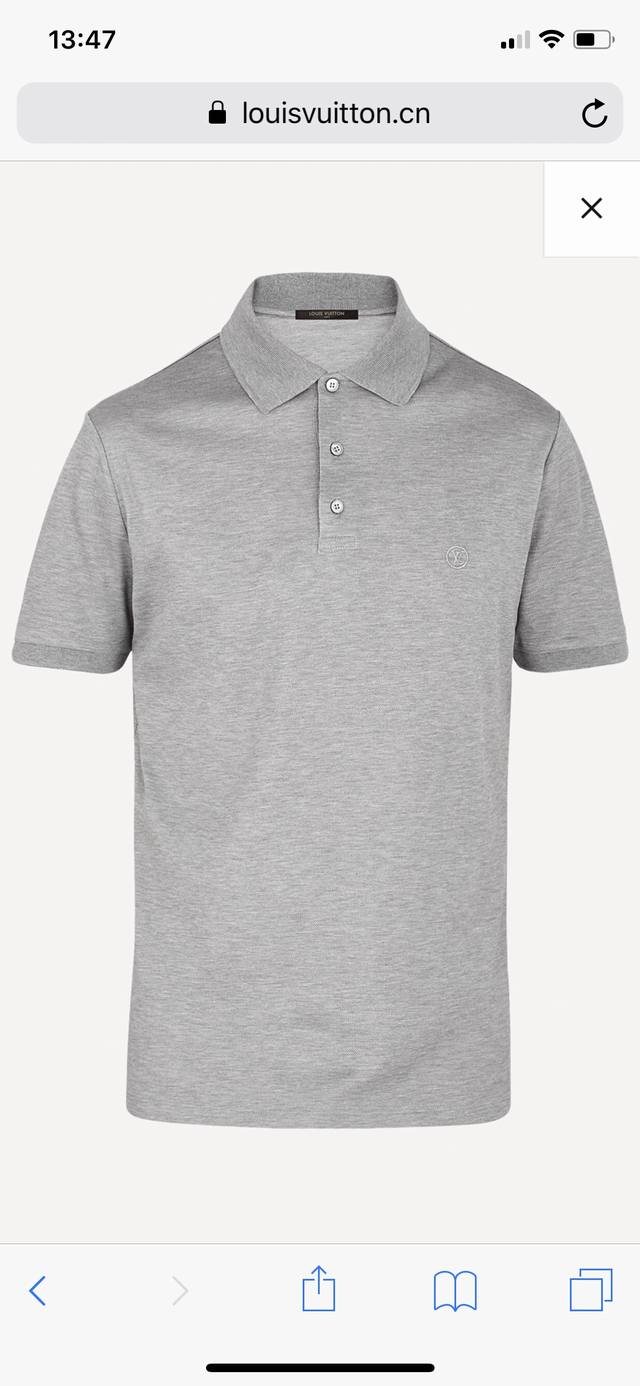 Grey, Donkey brand classic short-sleeved Polo, genuine channel! Noble and luxuri