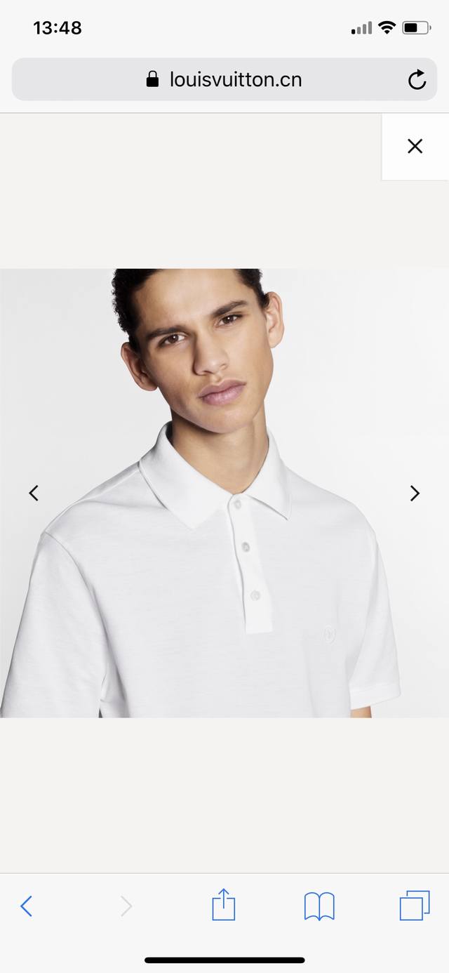 White, Donkey brand classic short-sleeved Polo, genuine channel! Noble and luxur