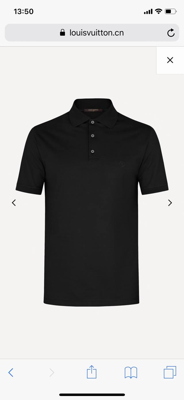 Black, Donkey brand classic short-sleeved Polo, genuine channel! Noble and luxur