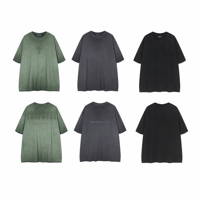 6621# Official website new washed retro distressed patchwork embroidery Trapstar