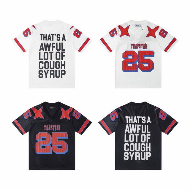 T98# Trapstar new jersey black, white S-Xl