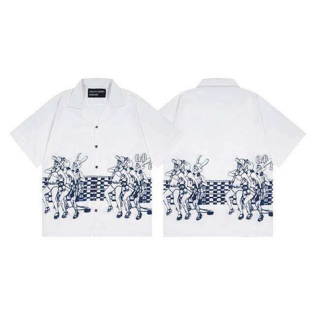 Er06# Erd Melancholic rich second generation new loose casual pattern print shor