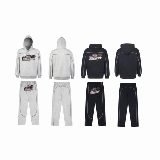 Trapstar American fashion brand autumn and winter new hooded sweatshirt suit uni