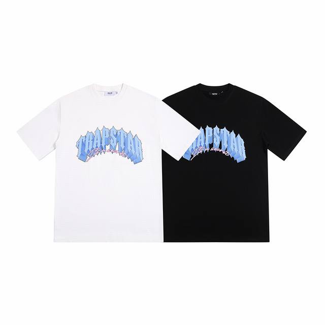 Yh611# Trapstar 280g heavy double yarn pure cotton loose short sleeve T-shirt 14