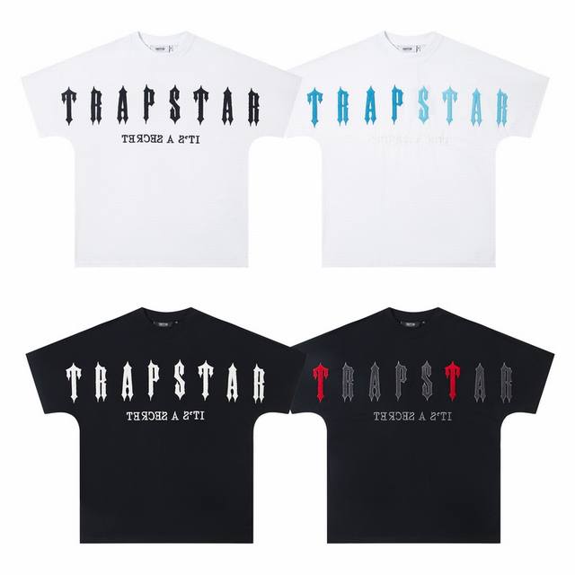 T88#Trapstar bat sleeve heavy three-dimensional towel embroidery double yarn cot