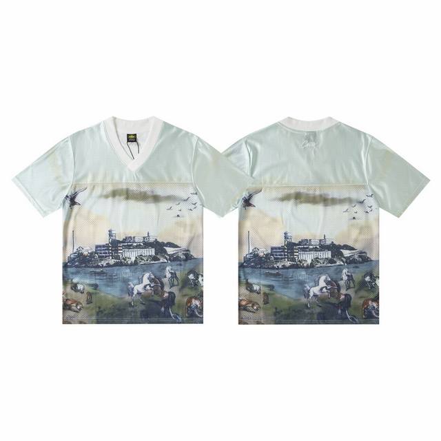 C215#Corteiz High Quality American Street Hip-Hop Printed Short Sleeve T-shirt M
