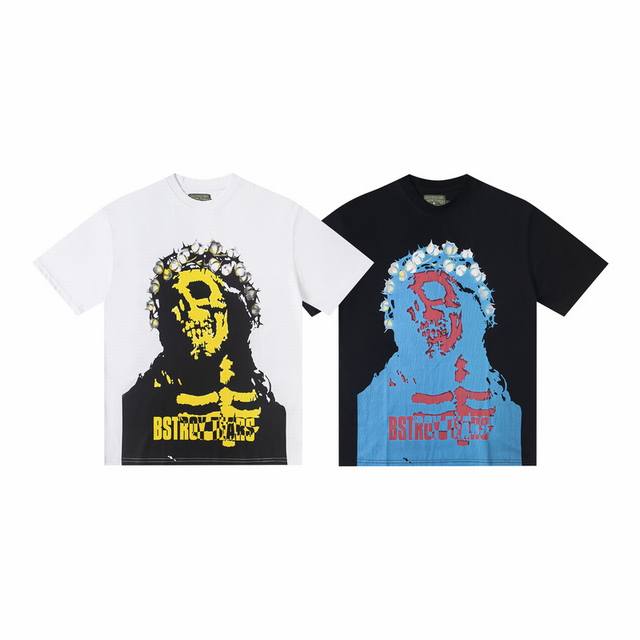 D309# Denim Tears Kapok Classic Cotton Loose Unisex Short-sleeved T-shirt 14 S-X