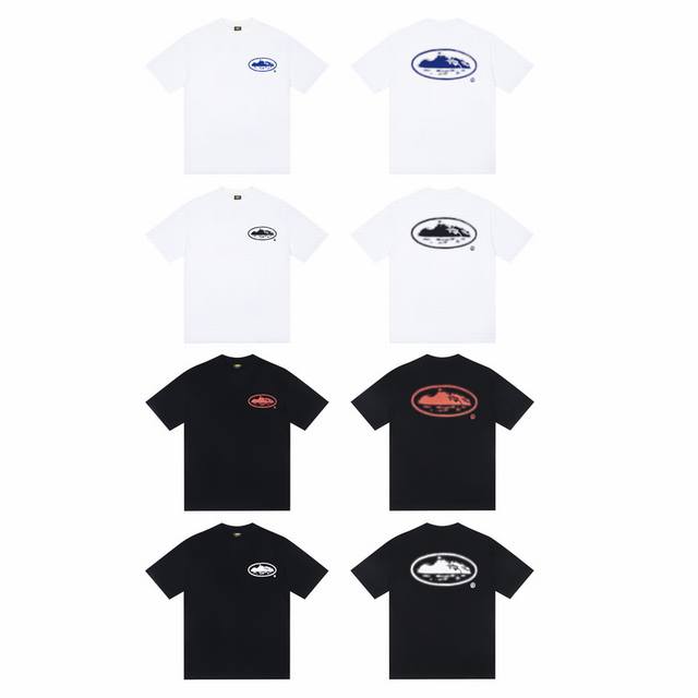 C207#Corteiz Alcatraz High Quality American Street Hip-Hop Printed Short Sleeve