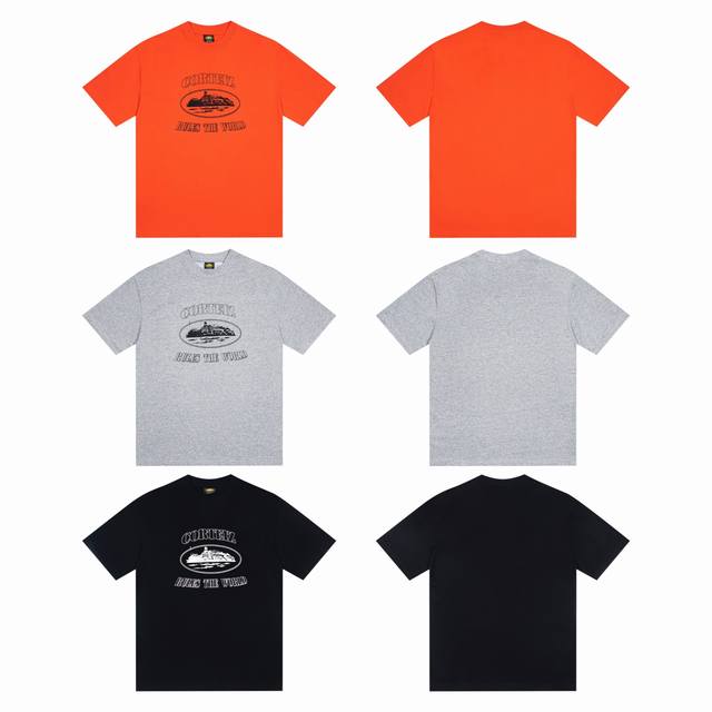 C211#Corteiz Alcatraz High Quality American Street Hip-Hop Printed Short Sleeve