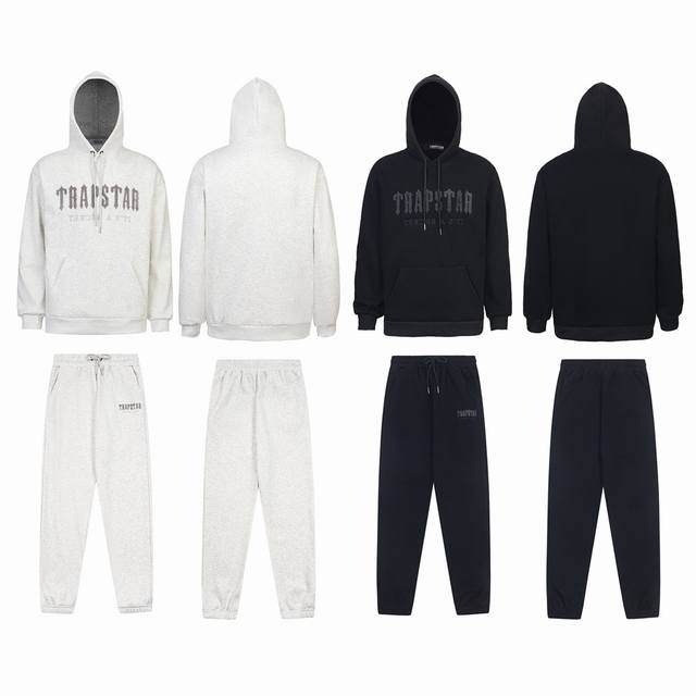 Top T906# Pants T506# Trapstar Loose Sweatshirt High Quality Soft Velvet 340g Ho