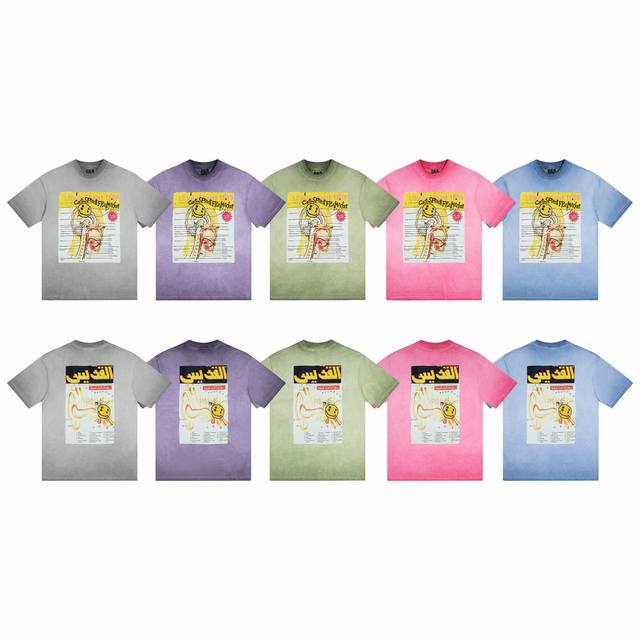 S16# Saint Heavy Industry Washing and Stir-frying S-Xl Gray, green, pink, purple