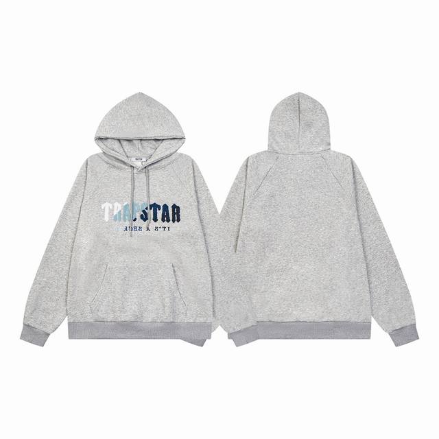 Top: T918# Pants: T518# Trapstar Loose Sweatshirt High Quality Soft Velvet 340g
