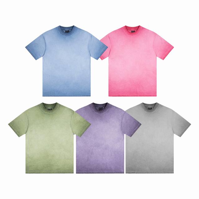 S15# Heavy color pure version T-shirt