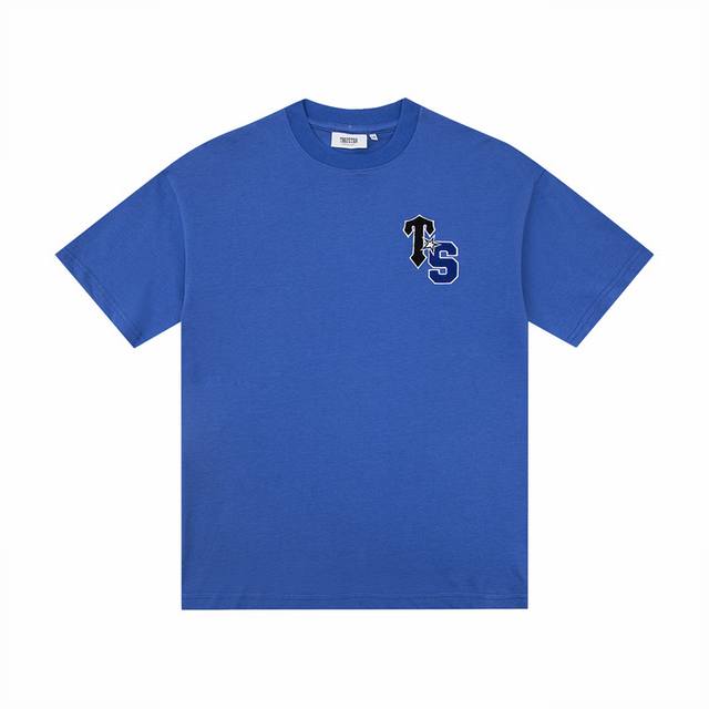 6603# Trapstar 280g heavy double yarn cotton loose short-sleeved T-shirt Size: S