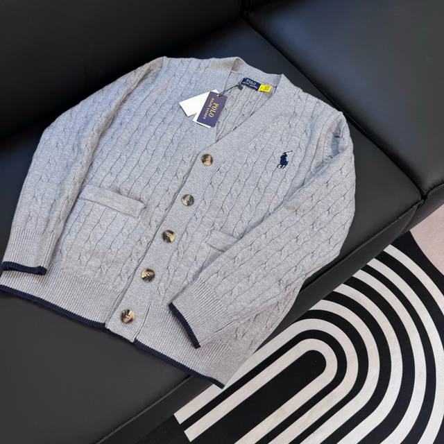 Top quality model number: D216 Ralph Lauren, Ralph Lauren knitted cardigan, it's