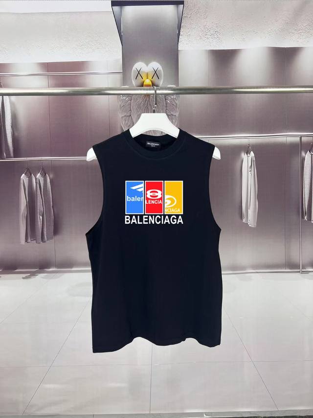 Bale*Aga*Balenciaga 2025 summer new Paris puzzle logo letter printing craft wais