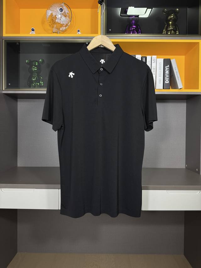 Descente 2025 new short-sleeved shirt, quick-drying and super cool fabric, simpl