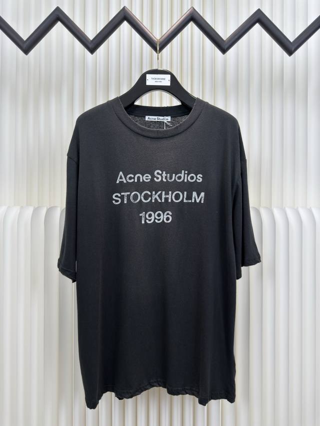 Acne Studios distressed 1996 short-sleeved shirt authentic version - physical co