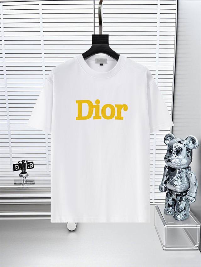 Dior 25Ss new short sleeve, the highest version of heavy craftsmanship printing