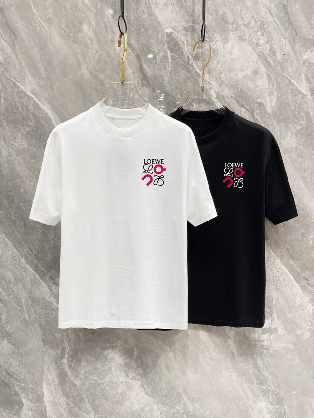 Loewe's 2025 spring and summer new model is the latest short-sleeved round neck