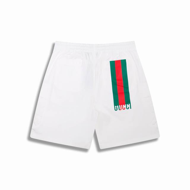 Correct version High quality G new style webbing print multi-pocket cargo shorts