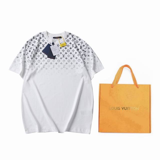 with handbox + 5 1V 2025 new gradient old flower short sleeves The original inte