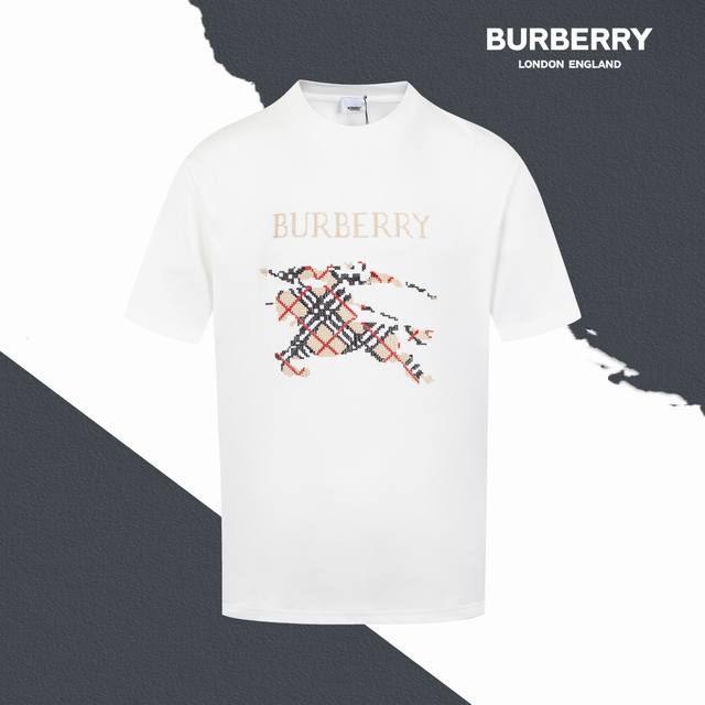 Style No. Sl212 Burberry Warhorse Logo with 10,000 stitches embroidered on round
