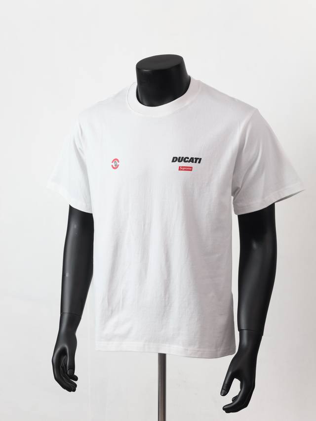 Style No. [S2] Black Smlxl White S Supreme 24Ss Ducati Ss24 Ducati co-branded sh